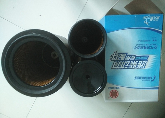 Élément du filtre à air K2640 des machines 612600110540 de chargeur de Weichai Shangchai 50